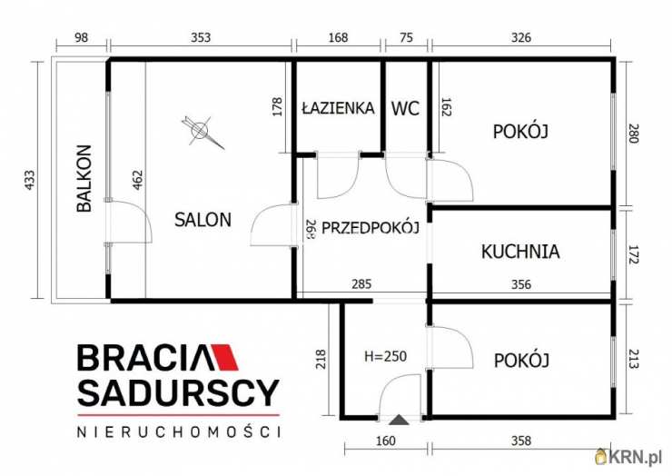 3 pokojowe, Kraków, Podgórze Duchackie, ul. Łużycka, Mieszkanie  na sprzedaż