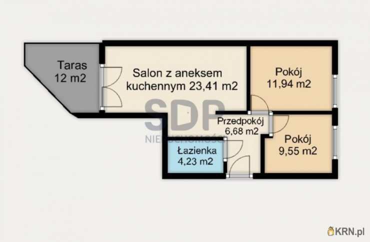 Wrocław, Krzyki, ul. Braterska, Mieszkanie  na sprzedaż, 3 pokojowe