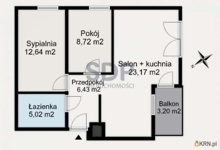 Wrocław, Krzyki, ul. Braterska, Mieszkanie  na sprzedaż, 3 pokojowe