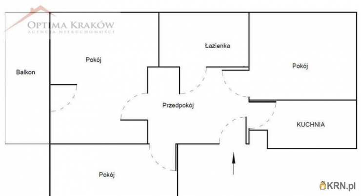 Kraków, Bieżanów-Prokocim/Prokocim, ul. ks. P. Ściegiennego, 3 pokojowe, Mieszkanie  na sprzedaż