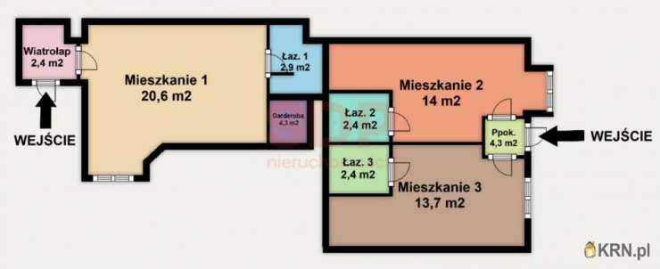 Mieszkanie  na sprzedaż, 3 pokojowe, Łódź, Polesie, ul. gen. L. Żeligowskiego