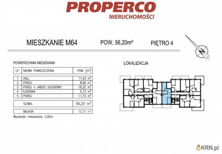 PROPERCO Sp. z o.o. Sp. k. , Mieszkanie  na sprzedaż, Kielce, ul. Solidarności