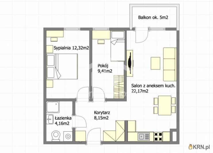 Mieszkanie  na sprzedaż, 3 pokojowe, Warszawa, Białołęka/Grodzisk, ul. Kąty Grodziskie