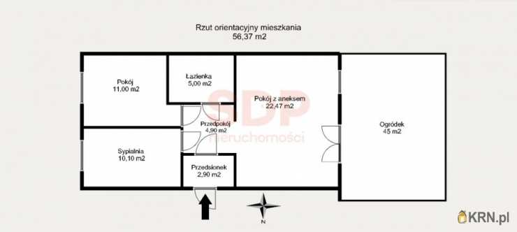 3 pokojowe, Kiełczów, ul. Akacjowa, Mieszkanie  na sprzedaż