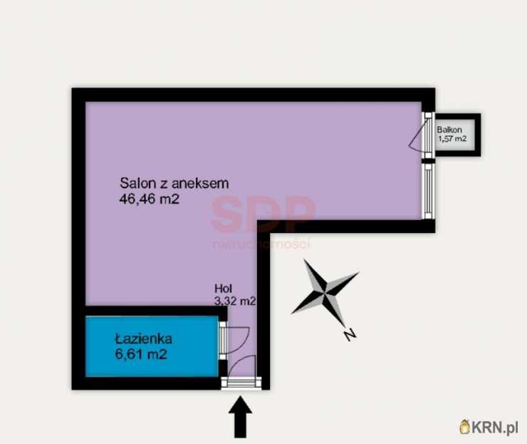 1 pokojowe, Wrocław, Krzyki/Wojszyce, ul. Klasztorna, Mieszkanie  na sprzedaż