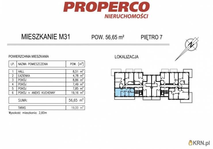 PROPERCO Sp. z o.o. Sp. k. , Mieszkanie  na sprzedaż, Kielce, ul. Solidarności