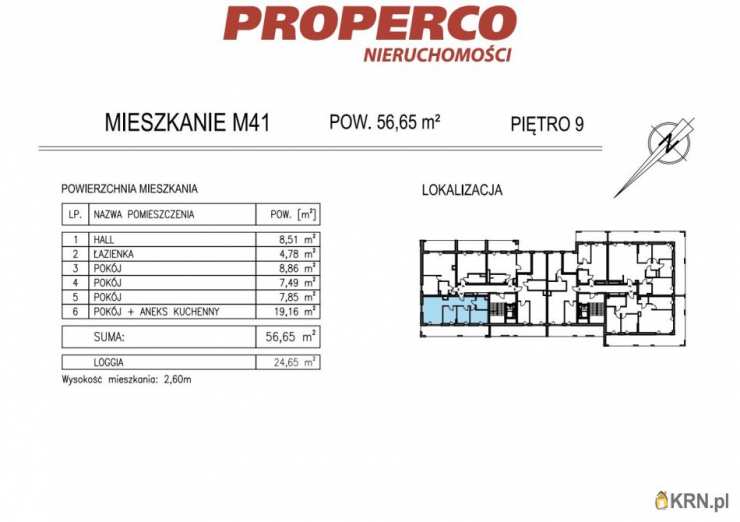 PROPERCO Sp. z o.o. Sp. k. , Mieszkanie  na sprzedaż, Kielce, ul. Solidarności