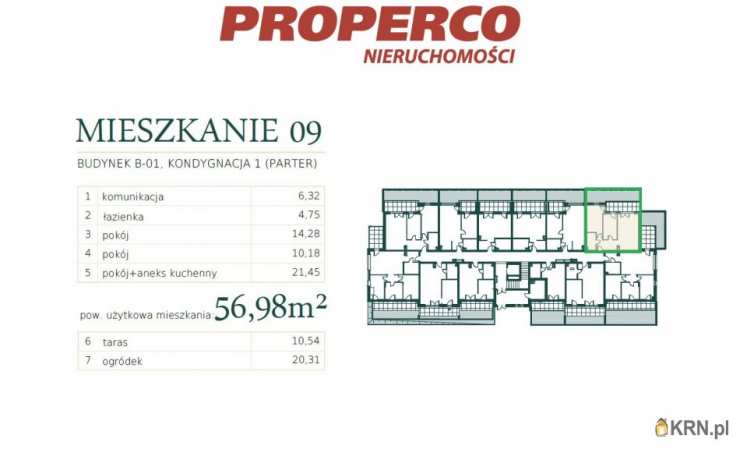 Mrągowo, ul. , Mieszkanie  na sprzedaż, 3 pokojowe