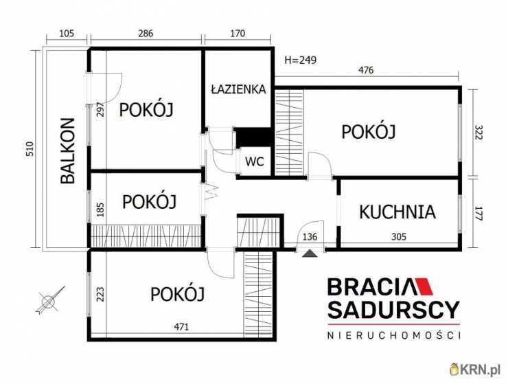 Mieszkanie  do wynajęcia, Kraków, Bieżanów-Prokocim, ul. L. Teligi, 4 pokojowe