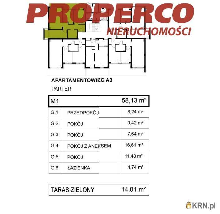 4 pokojowe, Pińczów, ul. , Mieszkanie  na sprzedaż