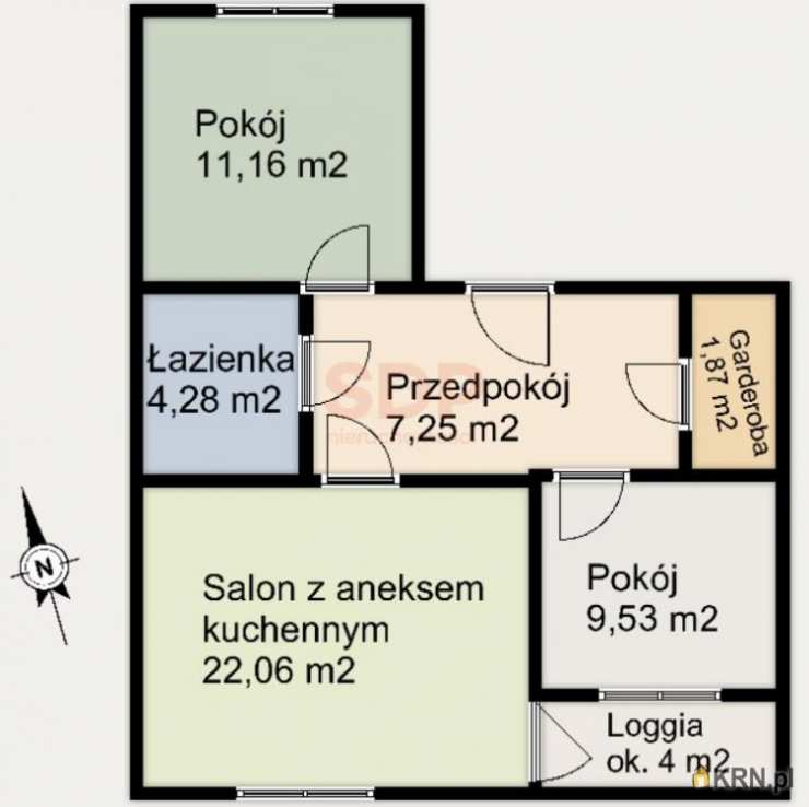 Wrocław, Krzyki/Gaj, ul. Srebrnogórska, Mieszkanie  na sprzedaż, 3 pokojowe