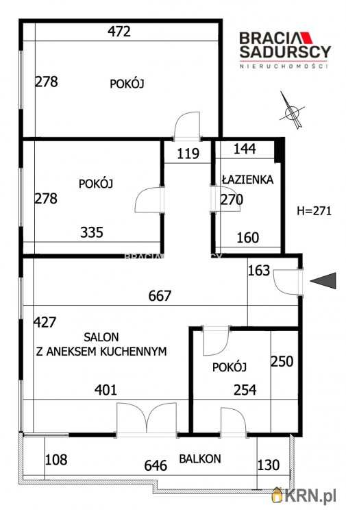 Mieszkanie  na sprzedaż, Kraków, Bronowice/Bronowice Małe, ul. Stańczyka, 4 pokojowe