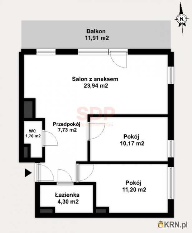 3 pokojowe, Mieszkanie  na sprzedaż, Wrocław, Psie Pole/Kleczków, ul. J. Conrada-Korzeniowskiego