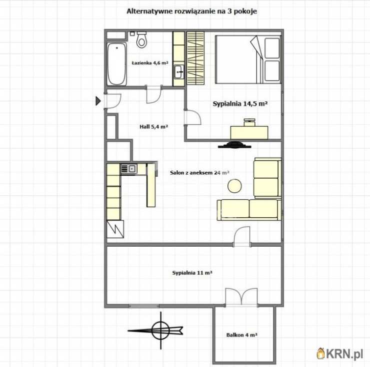 3 pokojowe, Warszawa, Żoliborz/Sady Żoliborskie, ul. Jasnodworska, Mieszkanie  na sprzedaż