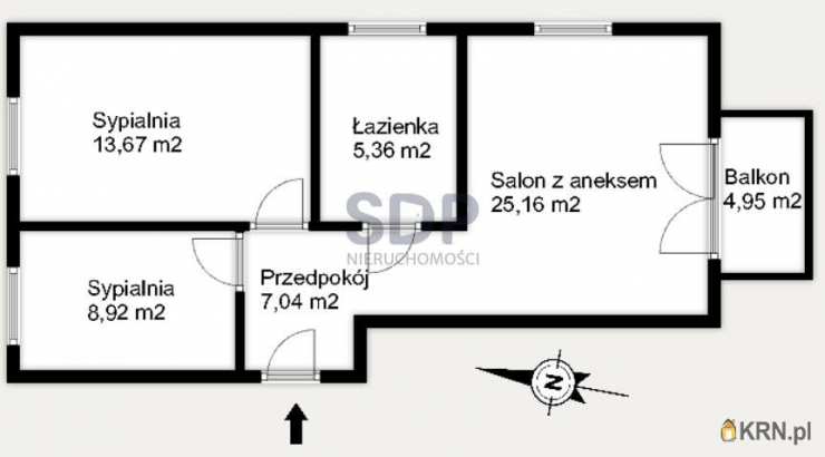 3 pokojowe, Mieszkanie  na sprzedaż, Wrocław, Psie Pole/Lipa Piotrowska, ul. Kominiarska