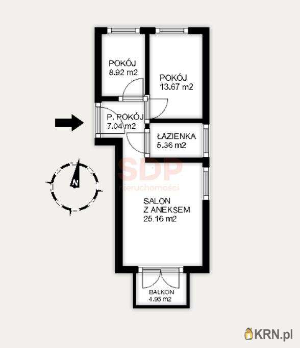 Wrocław, Psie Pole/Lipa Piotrowska, ul. Kominiarska, 3 pokojowe, Mieszkanie  na sprzedaż