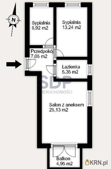 3 pokojowe, Wrocław, Psie Pole/Lipa Piotrowska, ul. Kominiarska, Mieszkanie  na sprzedaż