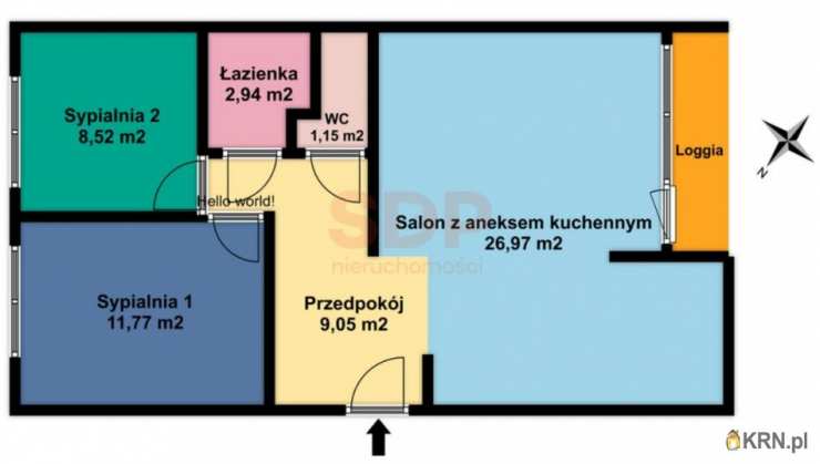 Mieszkanie  na sprzedaż, 3 pokojowe, Wrocław, Fabryczna/Nowy Dwór, ul. Budziszyńska