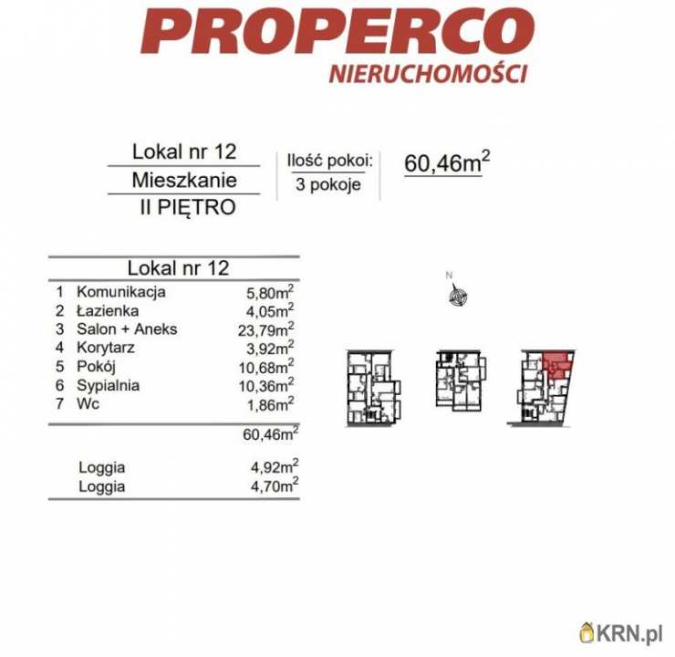 3 pokojowe, Mieszkanie  na sprzedaż, Kielce, Szydłówek, ul. Klonowa