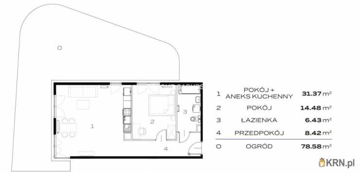 Kraków, Prądnik Biały, ul. 29 Listopada, 2 pokojowe, Mieszkanie  na sprzedaż