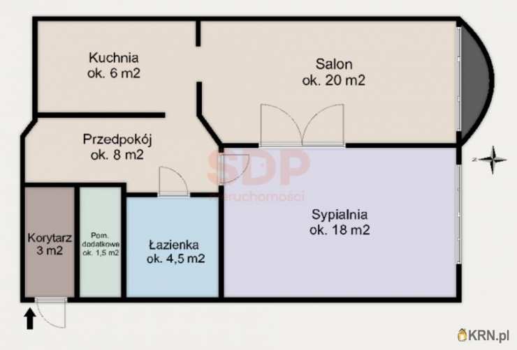 Mieszkanie  na sprzedaż, 2 pokojowe, Wrocław, Psie Pole/Kleczków, ul. Kleczkowska