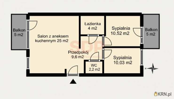 Wrocław, Psie Pole/Kleczków, ul. J. Conrada-Korzeniowskiego, Mieszkanie  na sprzedaż, 3 pokojowe