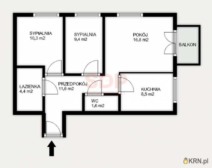 3 pokojowe, Wrocław, Krzyki/Księże Wielkie, ul. Opolska, Mieszkanie  na sprzedaż