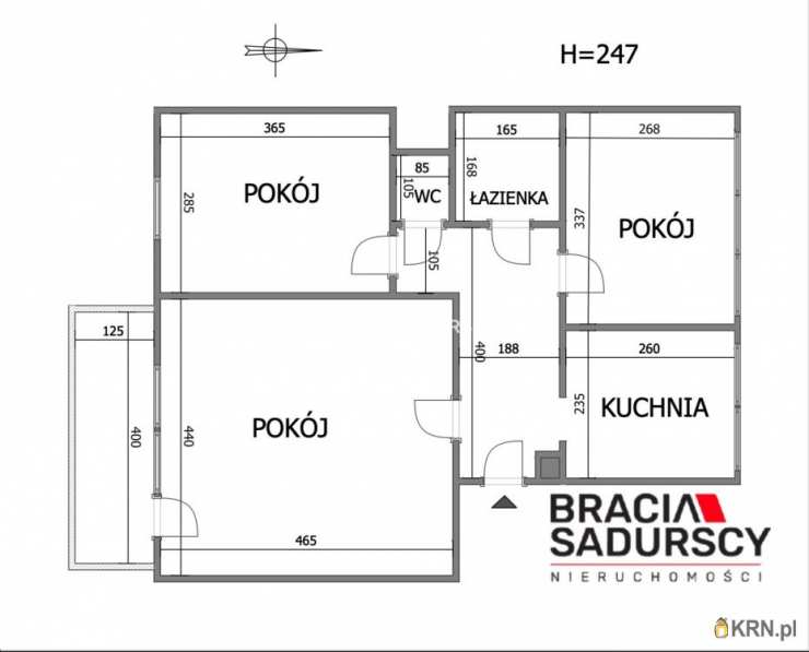 Kraków, Prądnik Biały, ul. S. Mackiewicza, Mieszkanie  na sprzedaż, 3 pokojowe