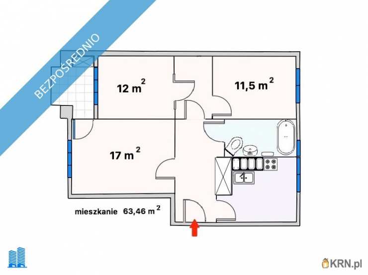 Mieszkanie  na sprzedaż, 3 pokojowe, Gdańsk, Śródmieście/Główne Miasto, ul. Krosna