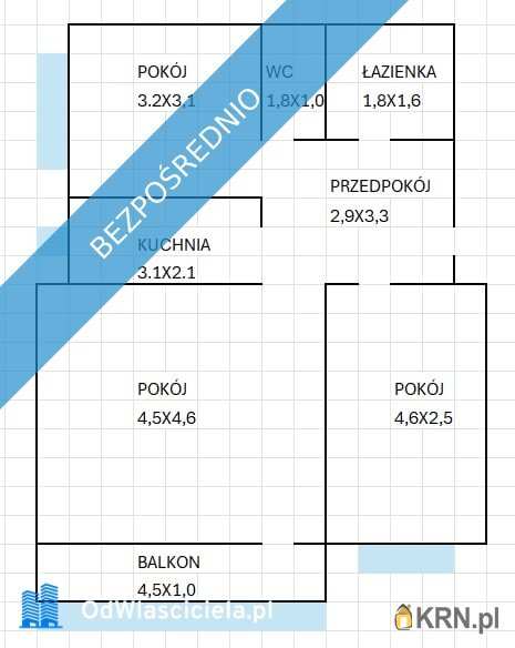 3 pokojowe, Mieszkanie  na sprzedaż, Warszawa, Bemowo, ul. Wrocławska