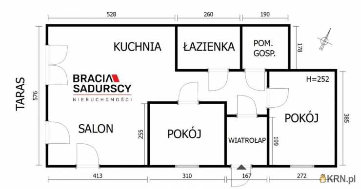 3 pokojowe, Mieszkanie  na sprzedaż, Kraków, Wzgórza Krzesławickie, ul. Wąwozowa