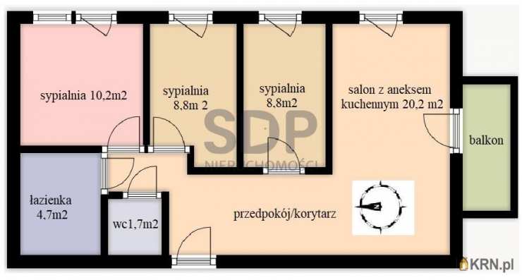 Mieszkanie  na sprzedaż, 4 pokojowe, Wrocław, Fabryczna/Oporów, ul. 