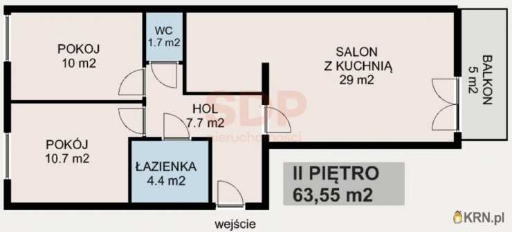 Mieszkanie  na sprzedaż, Wrocław, Fabryczna/Leśnica, ul. Marszowicka, 3 pokojowe