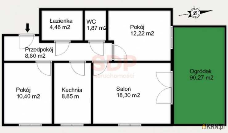 3 pokojowe, Mieszkanie  na sprzedaż, Wrocław, Fabryczna/Stabłowice, ul. Stabłowicka