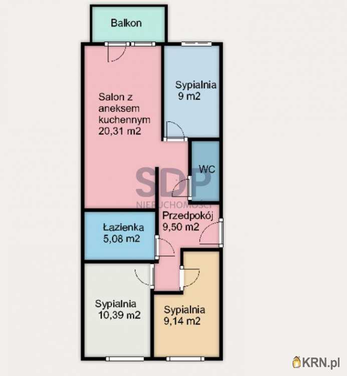 4 pokojowe, Wrocław, Krzyki/Klecina, ul. Przyjaźni, Mieszkanie  na sprzedaż