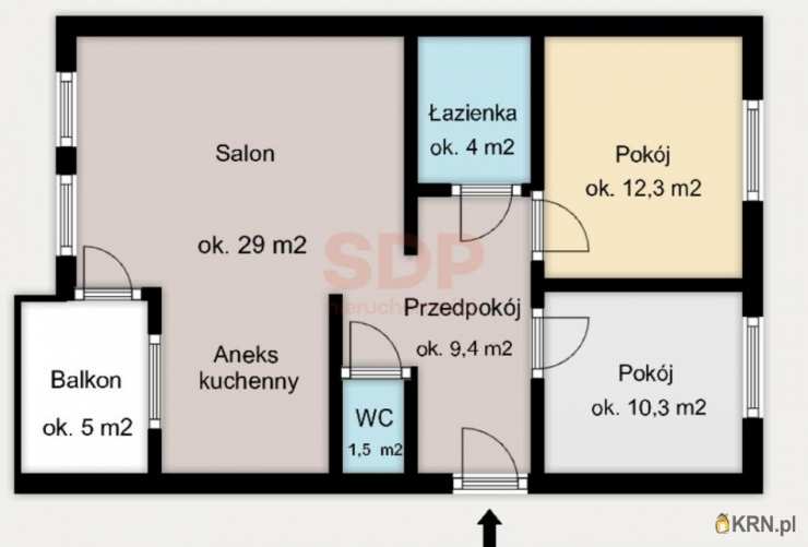 3 pokojowe, Wrocław, Fabryczna/Maślice, ul. Kozia, Mieszkanie  na sprzedaż