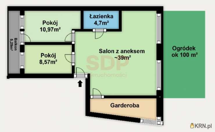 Wrocław, Krzyki/Ołtaszyn, ul. Brylantowa, 3 pokojowe, Mieszkanie  na sprzedaż