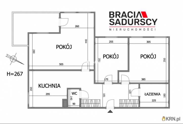 Kraków, Prądnik Biały/Górka Narodowa, ul. ks. J. Meiera, Mieszkanie  na sprzedaż, 3 pokojowe