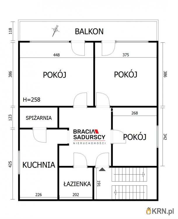 Kraków, Podgórze Duchackie/Bonarka, ul. Makowa, 3 pokojowe, Mieszkanie  na sprzedaż