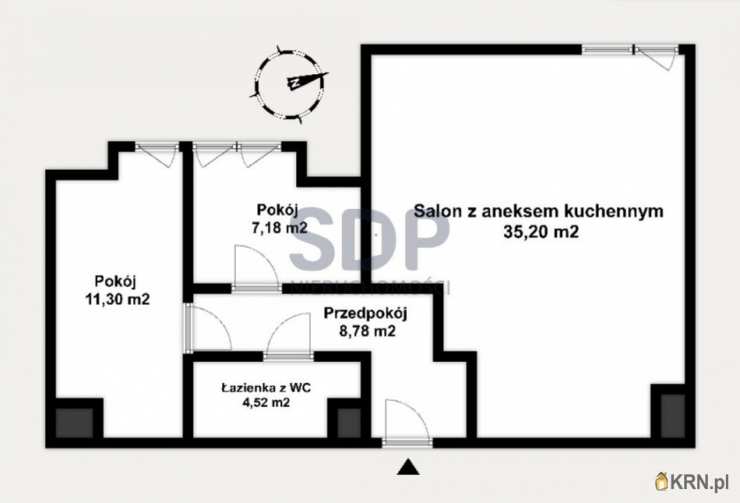 3 pokojowe, Wrocław, Śródmieście, ul. gen. J. Bema, Mieszkanie  na sprzedaż