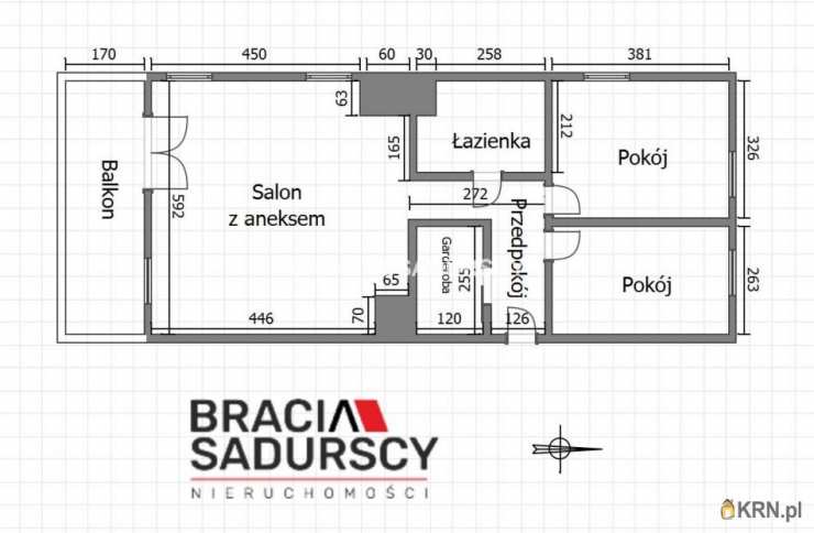 Kraków, Krowodrza, ul. Wrocławska, Mieszkanie  na sprzedaż, 3 pokojowe