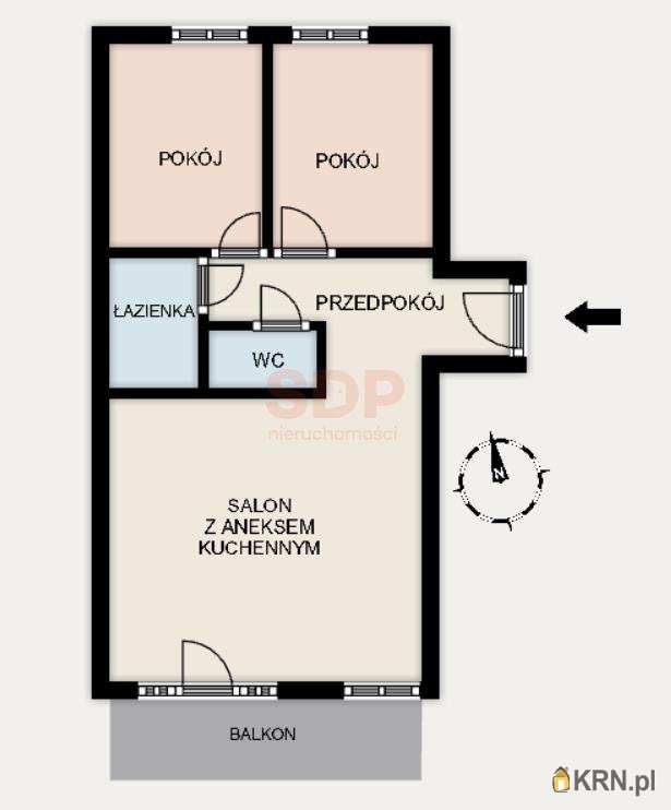 3 pokojowe, Mieszkanie  na sprzedaż, Wrocław, Psie Pole/Kleczków, ul. J. Conrada-Korzeniowskiego