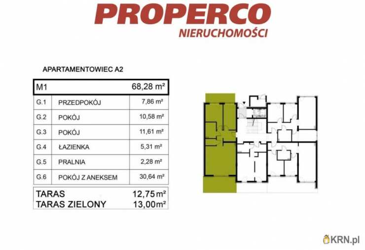 Pińczów, ul. , 3 pokojowe, Mieszkanie  na sprzedaż