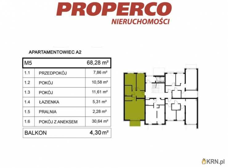 3 pokojowe, Pińczów, ul. , Mieszkanie  na sprzedaż