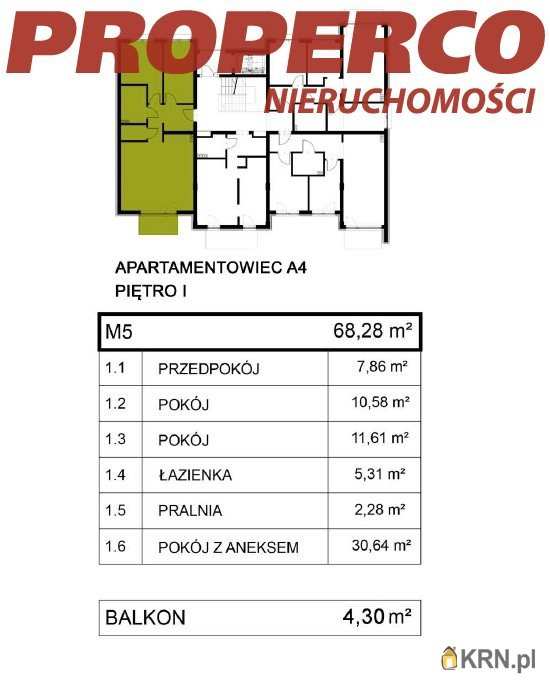 3 pokojowe, Pińczów, ul. , Mieszkanie  na sprzedaż