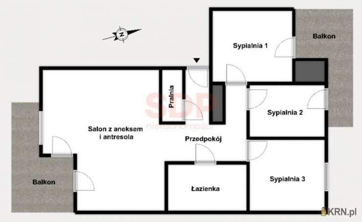 Mieszkanie  na sprzedaż, 4 pokojowe, Wrocław, Krzyki/Wojszyce, ul. 