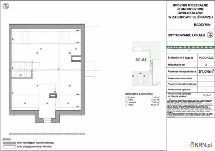 Radzymin, ul. , Mieszkanie  na sprzedaż, 4 pokojowe