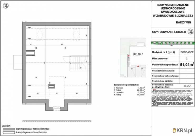 Radzymin, ul. , Mieszkanie  na sprzedaż, 4 pokojowe