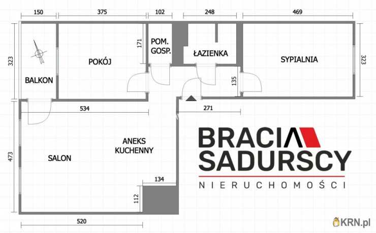 Kraków, Dębniki/Ruczaj, ul. prof. M. Bobrzyńskiego, Mieszkanie  do wynajęcia, 3 pokojowe