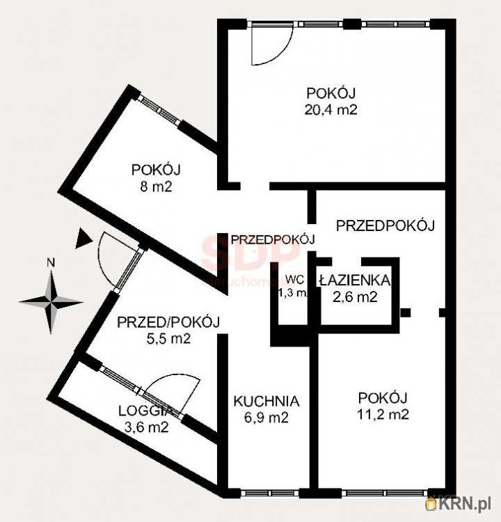 3 pokojowe, Wrocław, Fabryczna/Muchobór Mały, ul. Strzegomska, Mieszkanie  na sprzedaż